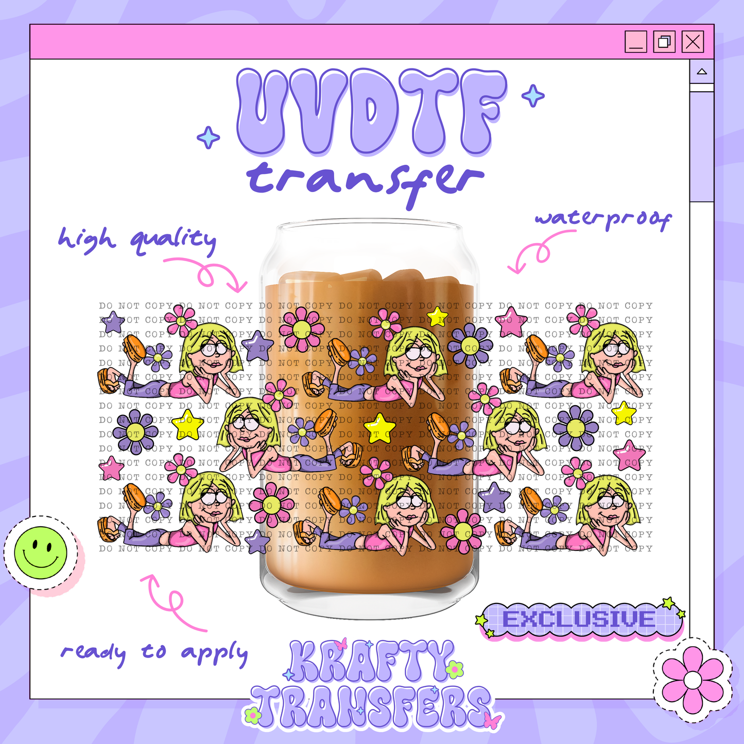Lizz flowers Exclusive | #19 | 16oz UVDTF Wrap