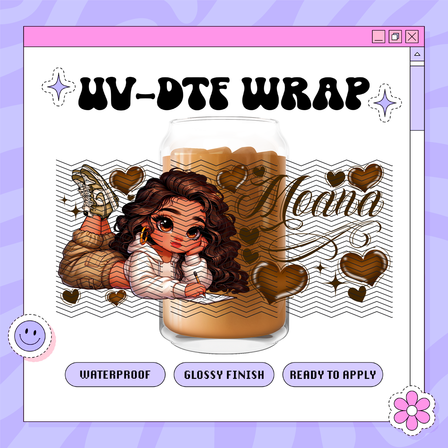 Dis Moana 2000s - 16oz Glass Wrap