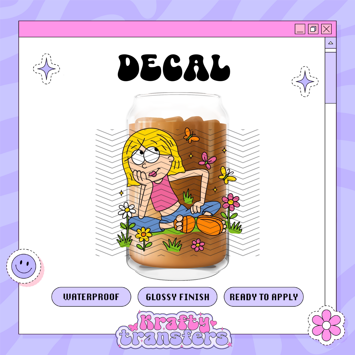 Dis Y2K Lizzie Spring - UVDTF Decal