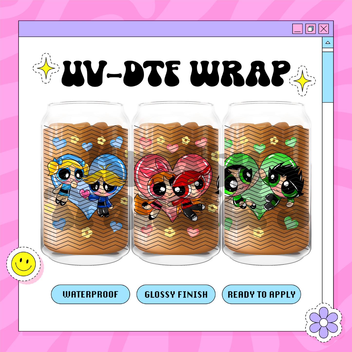 PPG & Boys Vday Exclusive - 16 oz Glass Wrap