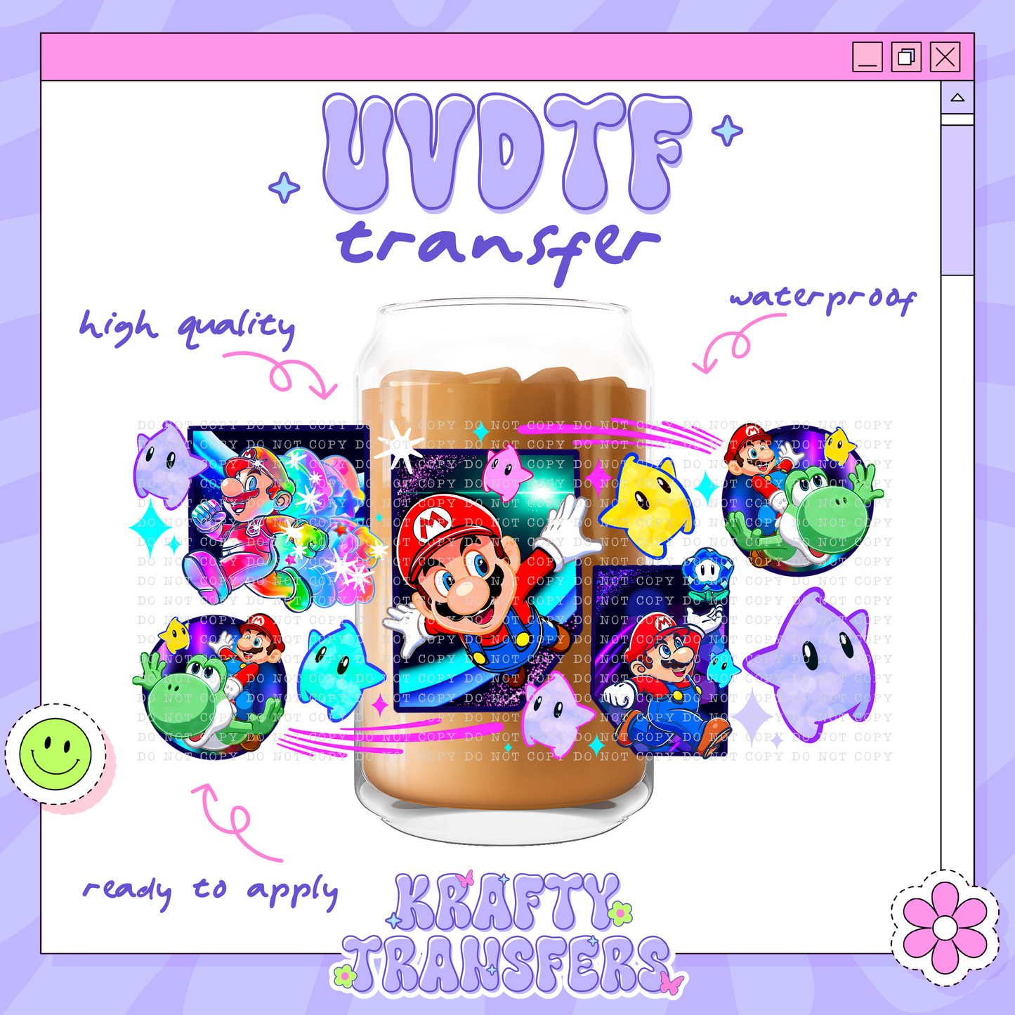 Super Brothers - 16oz Glass Wrap