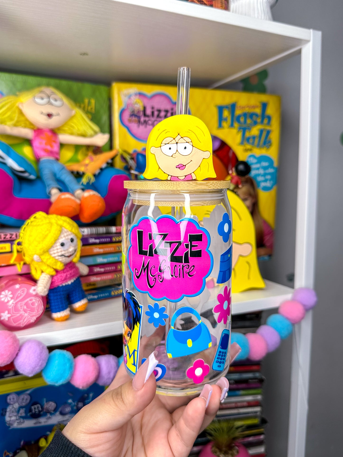 Liz Girl Glass Cup