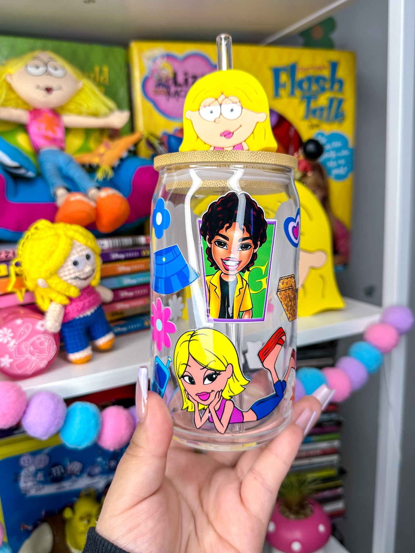 Liz Girl Glass Cup