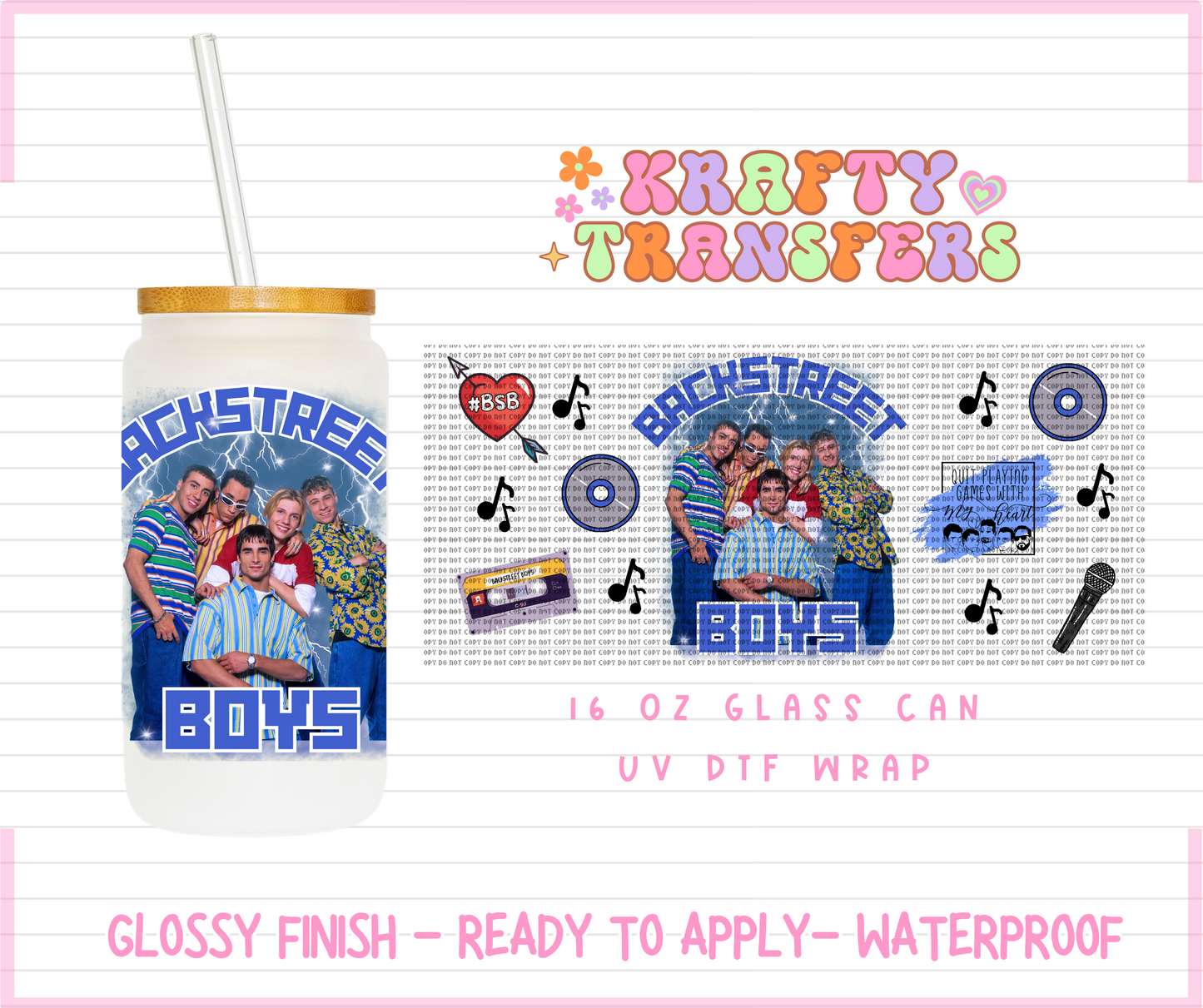 Street Boys - 16 Oz UV DTF Wrap