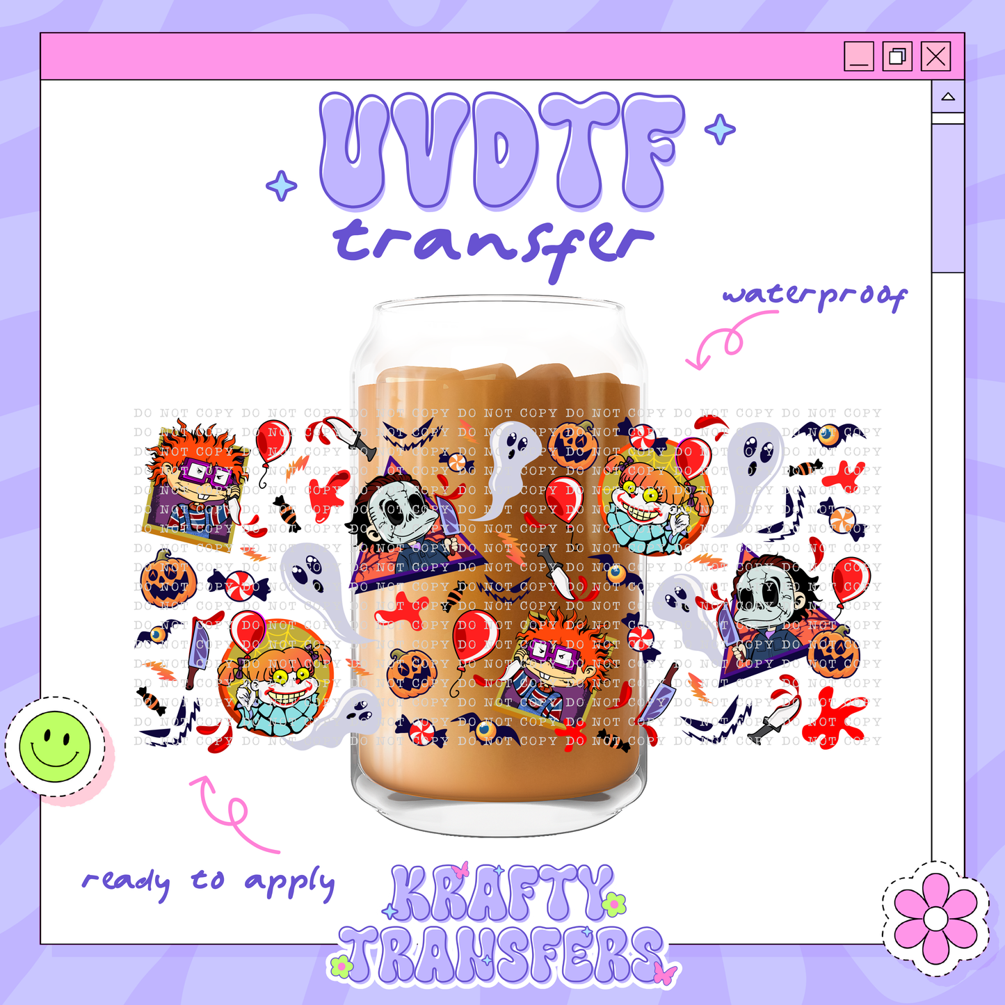 Spooky Babies - 16oz Glass Wrap