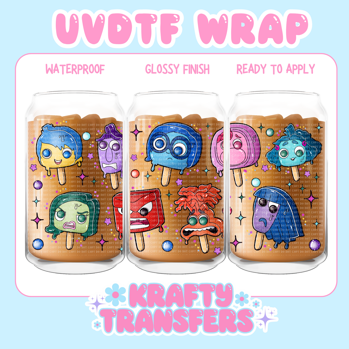 Emotions Popsicles
- 16 oz UV DTF WRAP