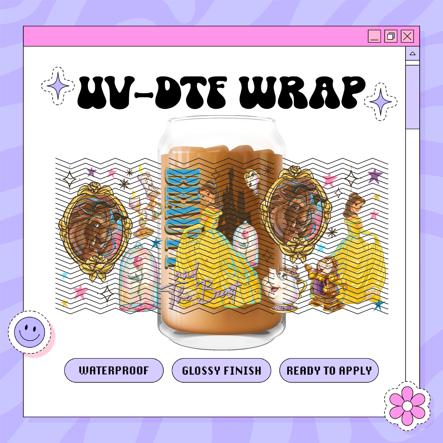 Dis Belle - 16oz Glass Wrap