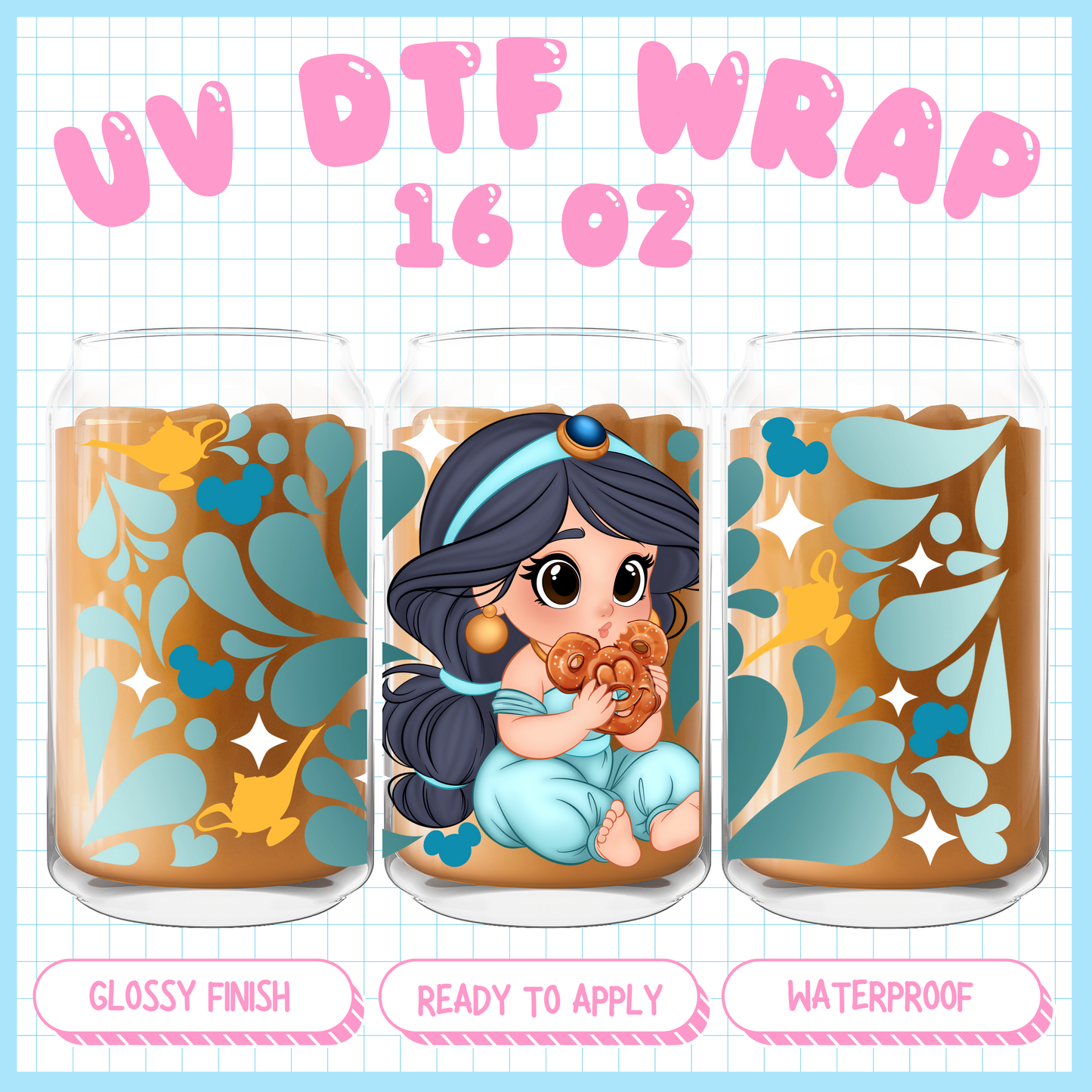 Talavera Jas
- 16 oz UV DTF WRAP