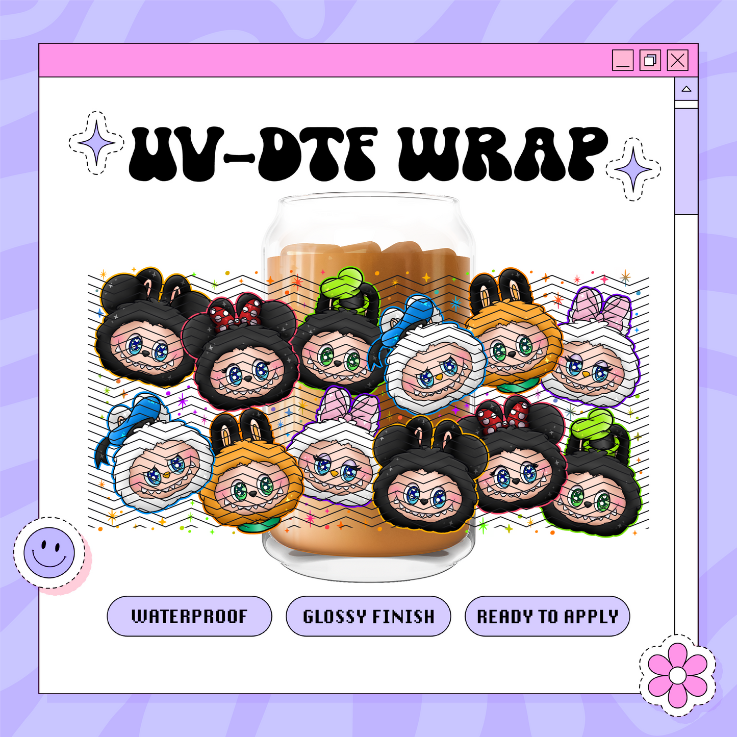 Dis Labubu - 16oz Glass Wrap