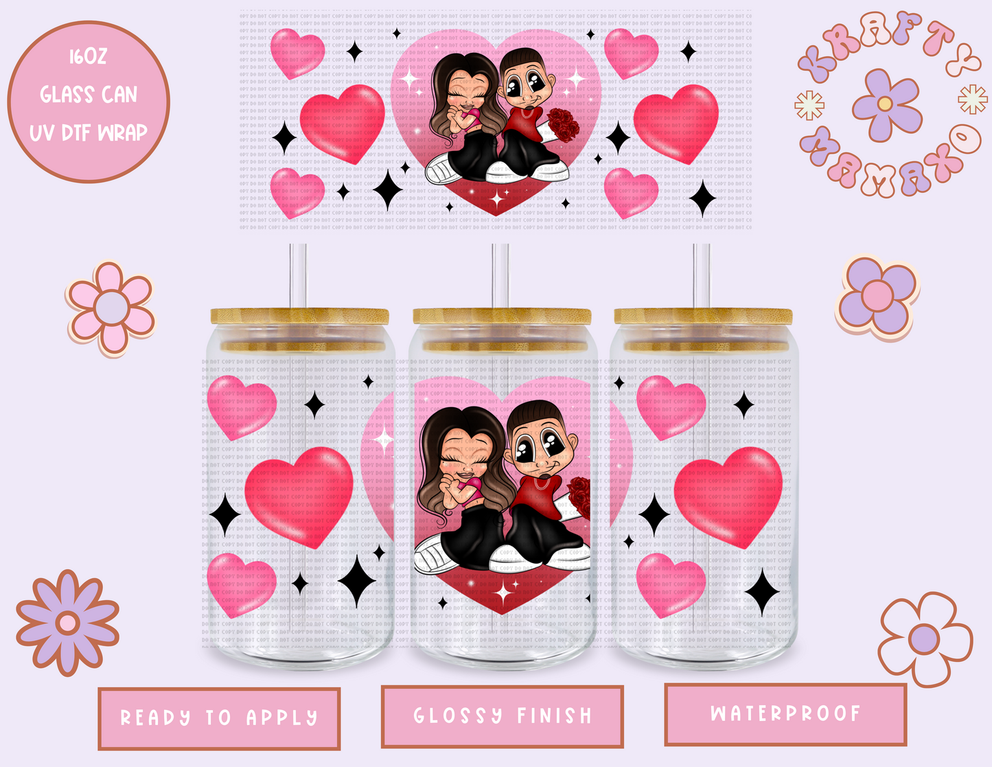 Chicano Love - 16 Oz UV DTF Wrap