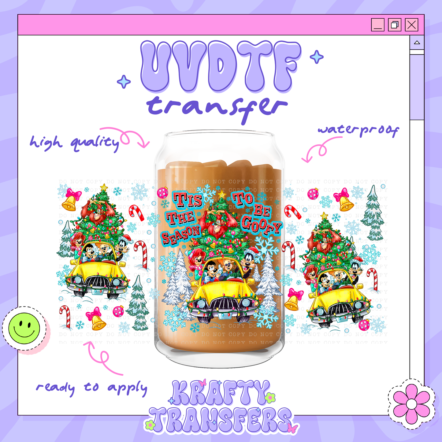 Dis ‘Tis the Season - 16oz Glass Wrap