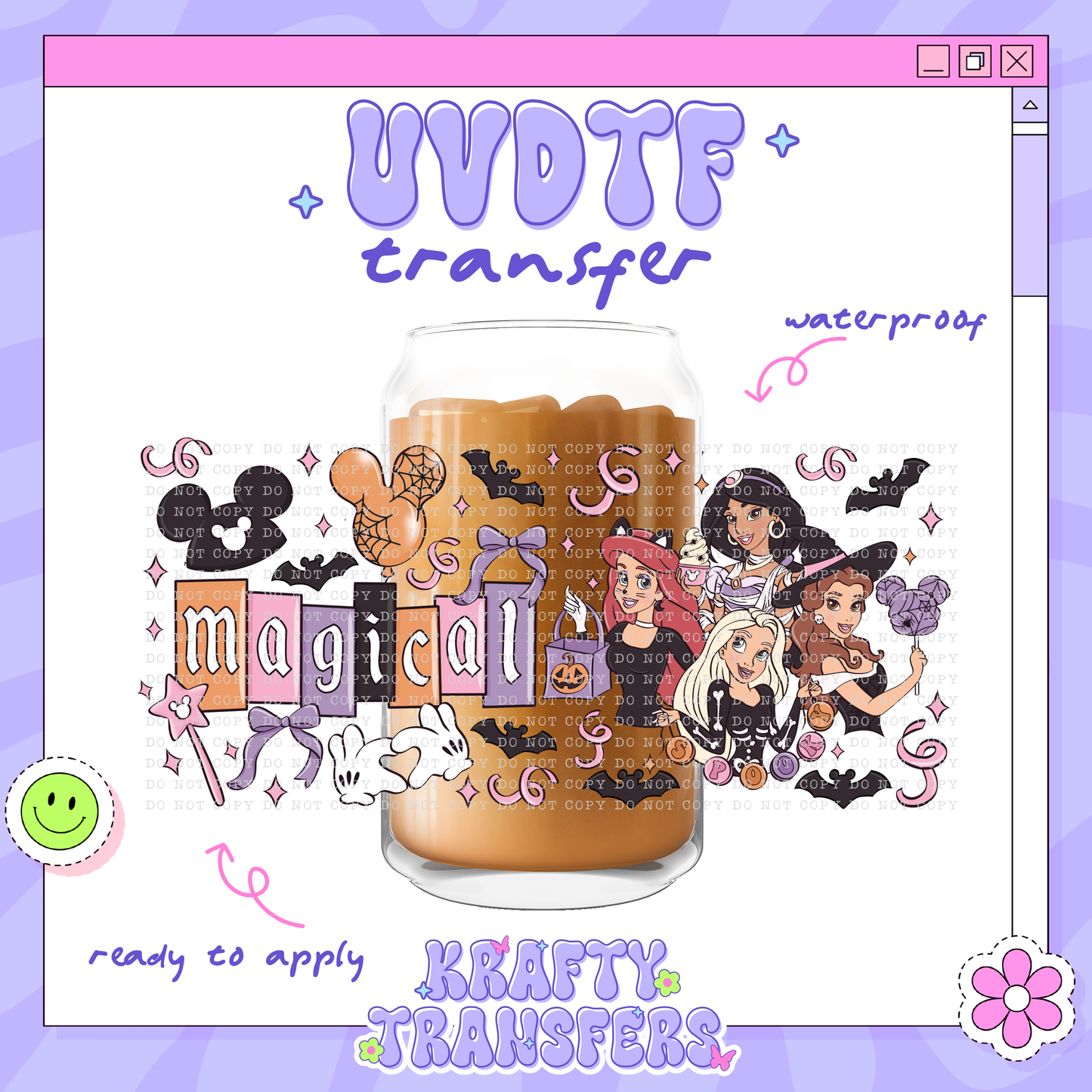 Spooky Magical - 16oz Glass Wrap