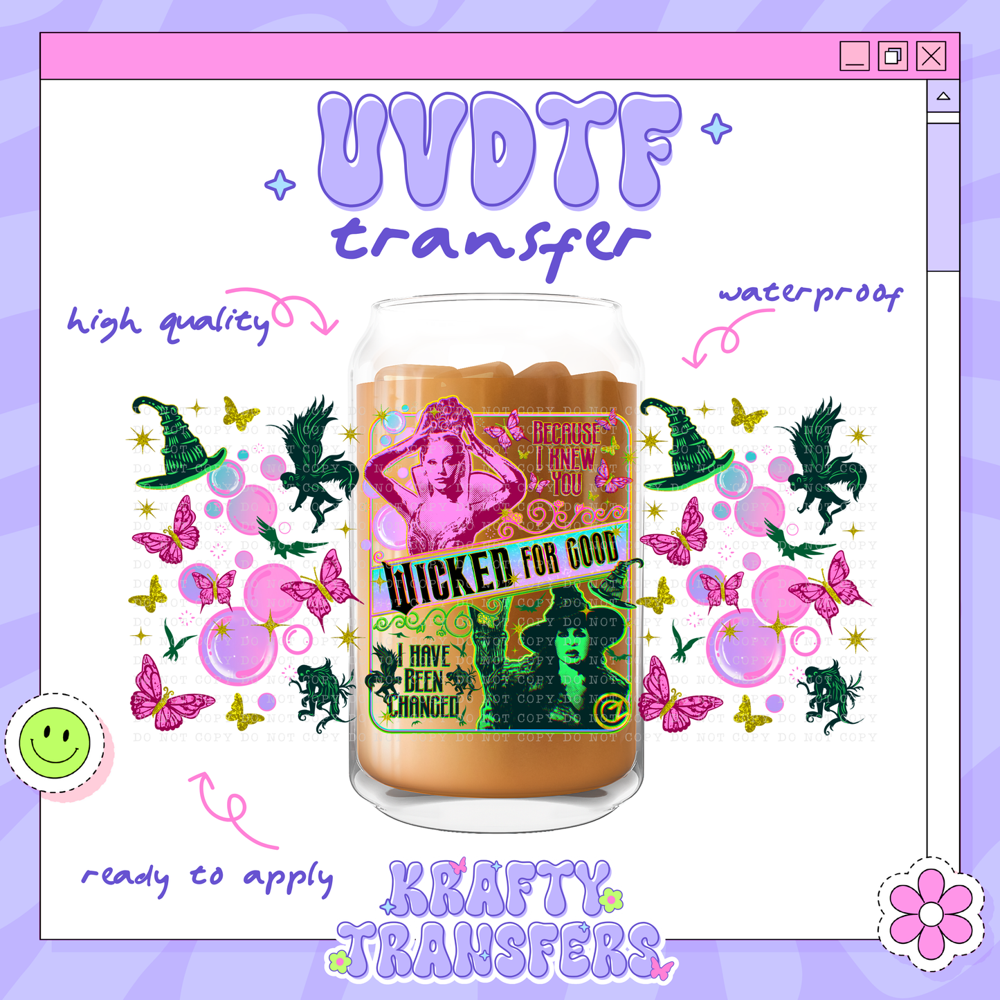 Wicked For Good - 16oz Glass Wrap