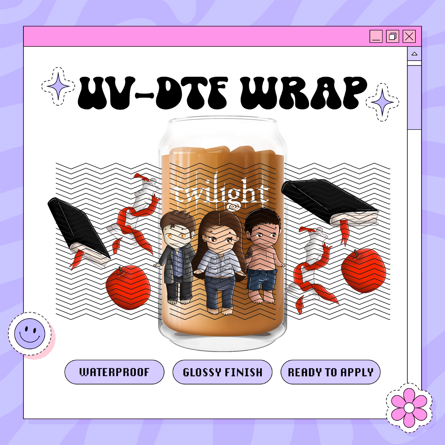 Twilight Sonny Angels Exclusive Movie - 16oz Glass Wrap