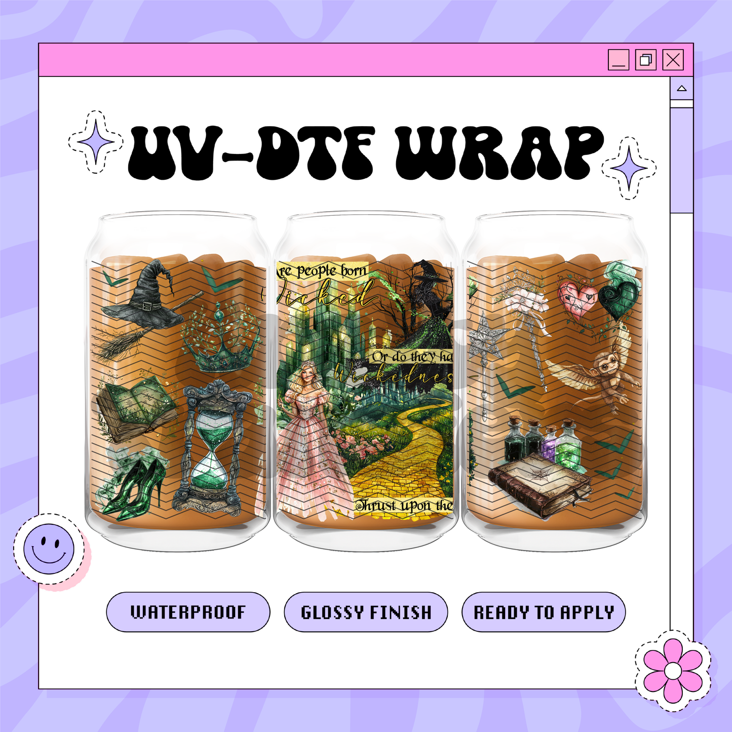 Wicked Dis - 16oz Glass Wrap