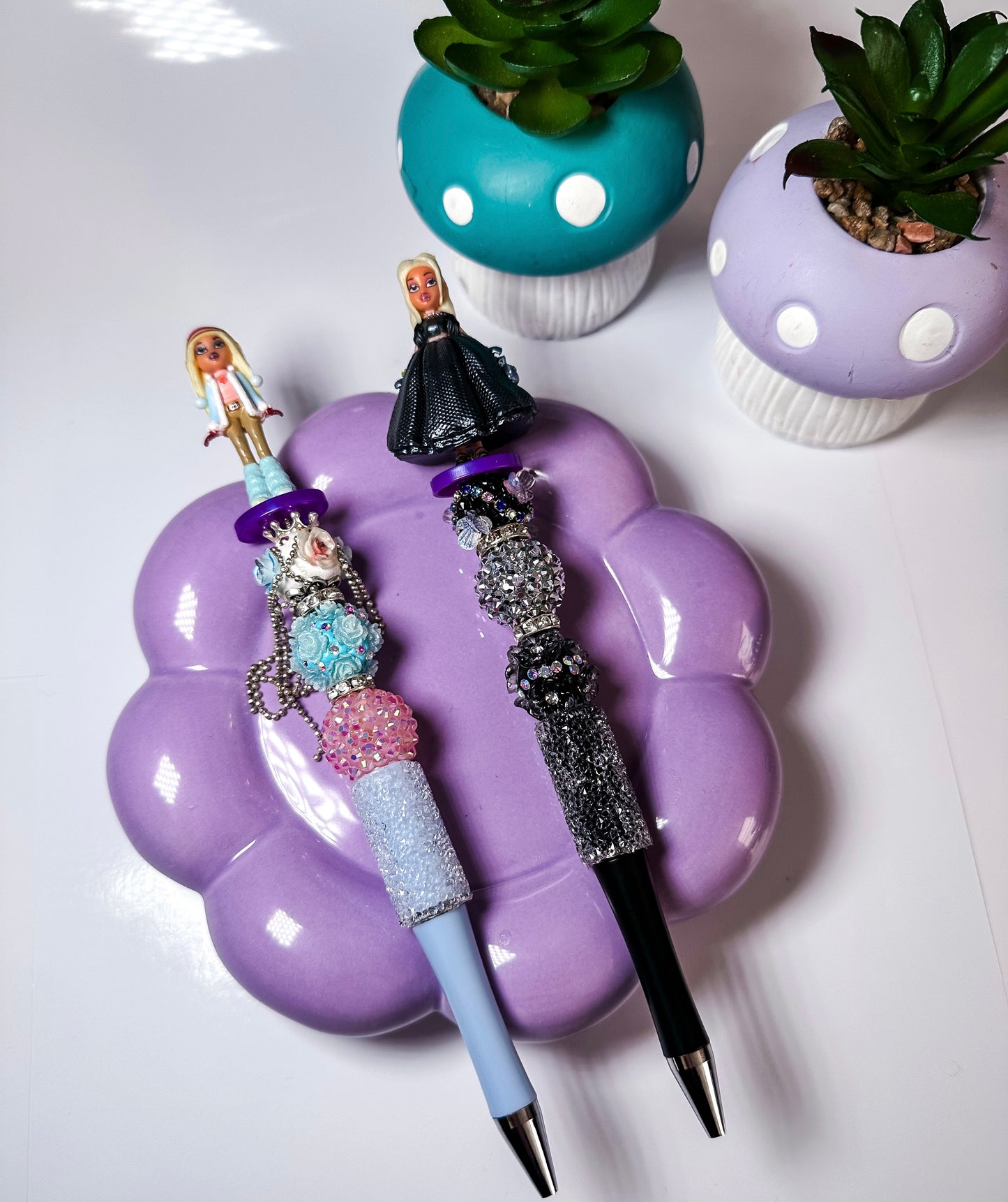 Dolls Beaded Pen - Premade