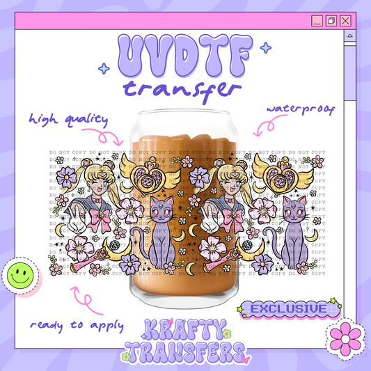Floral Moon Exclusive | #76 | 16oz UVDTF Wrap
