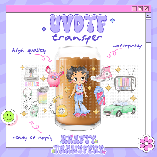 Retro Betty Exclusive - 16oz Glass Wrap