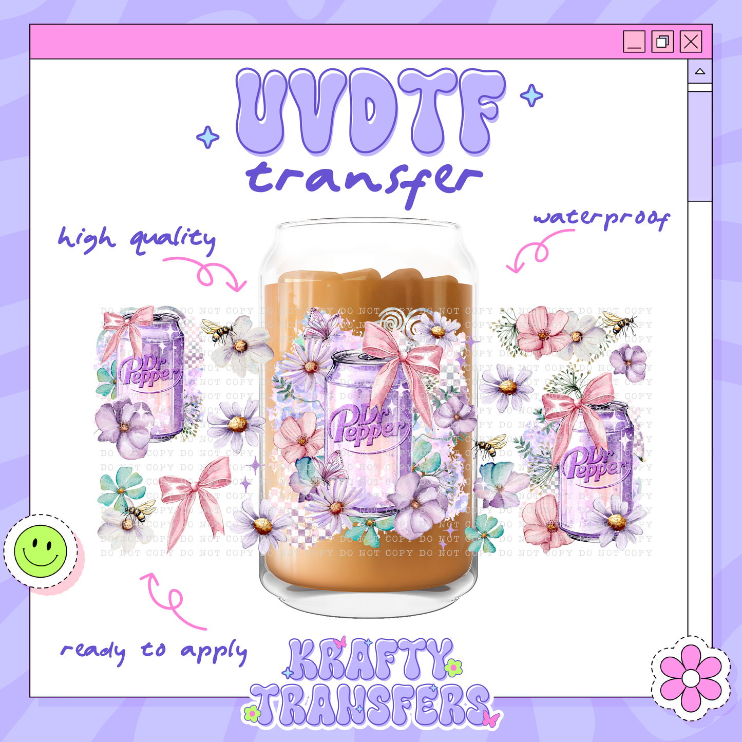 Purple Pepper - 16oz Glass Wrap