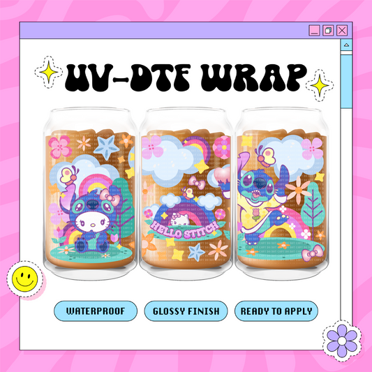Hello Alien Exclusive - 16oz Glass Wrap
