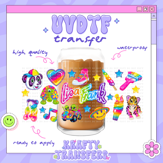 Lisa Frank Exclusive - 16oz Glass Wrap