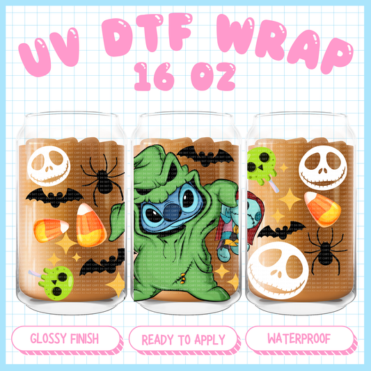 Spooky Alien
 - 16 oz UV DTF WRAP