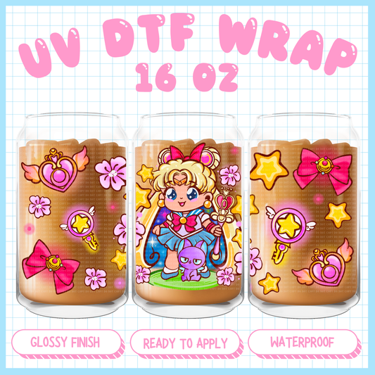Baby Moon
 - 16 oz UV DTF WRAP