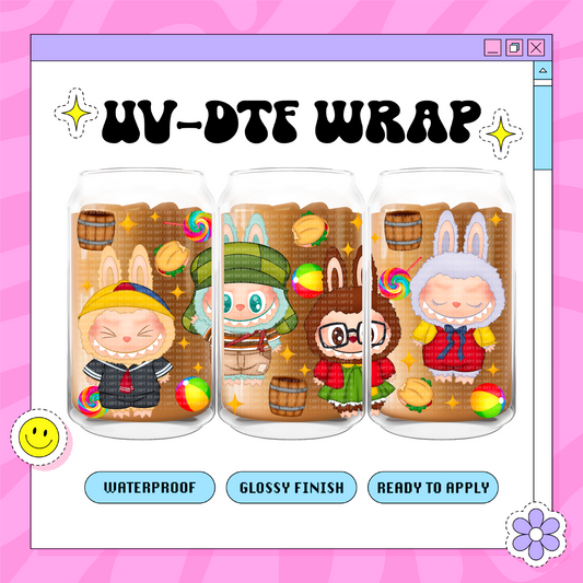 Chavo & Friends Labubu - 16oz Glass Wrap