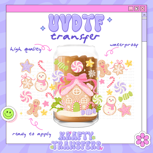 Holiday Wishes - 16oz Glass Wrap