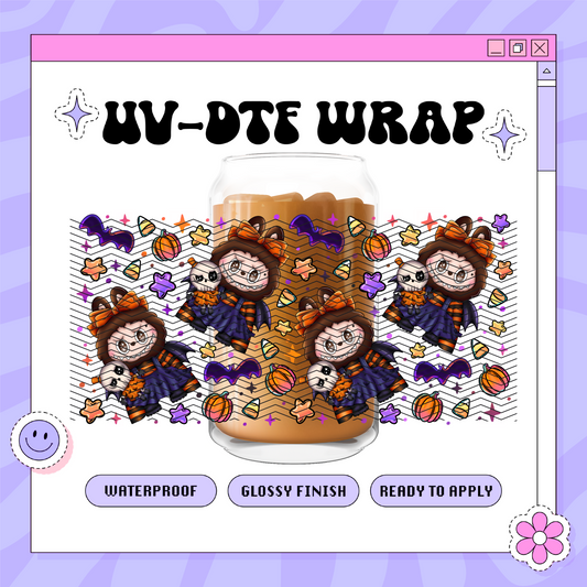 Labubu Spooky - 16oz Glass Wrap
