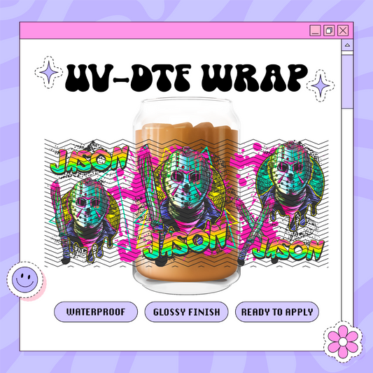 Spooky Slasher J - 16oz Glass Wrap