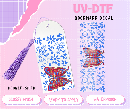 Talavera Butterfly | Double Sided UV-DTF Decal