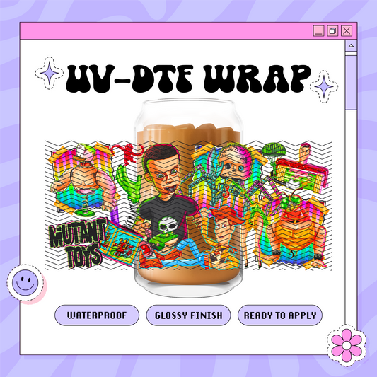 Dis Mutant Toys - 16oz Glass Wrap