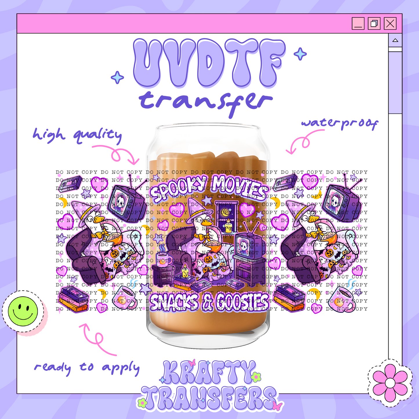 Spooky Duck  | #23 | 16oz UVDTF Wrap