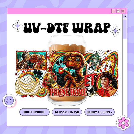 E.T. Alien - 16oz Glass Wrap