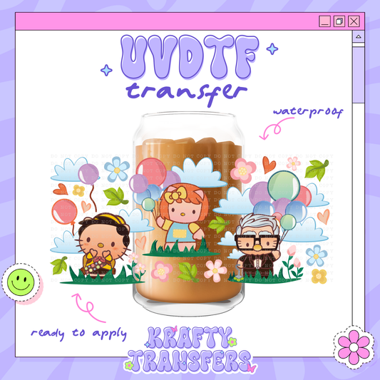 Dis Kawaii Up Kitty - 16oz Glass Wrap