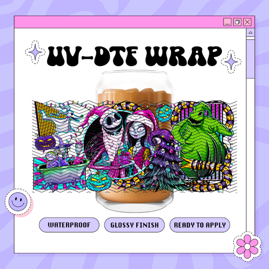 Dis Spooky Nightmare - 16oz Glass Wrap
