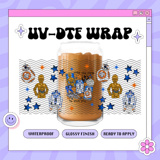 Galaxy Force- 16oz Glass Wrap