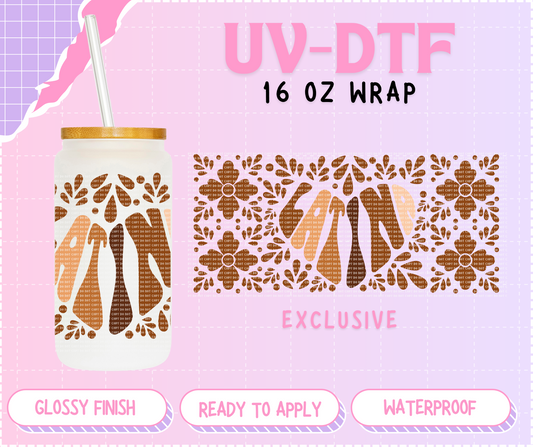 Latina Talavera - 16 Oz UV DTF Wrap