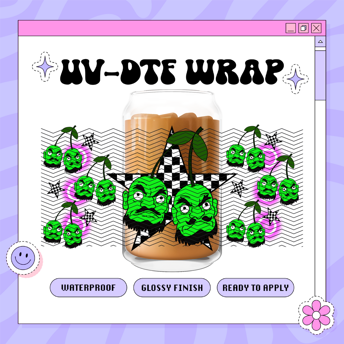 Kawaii Spirited + Kashira - 16oz Glass Wrap