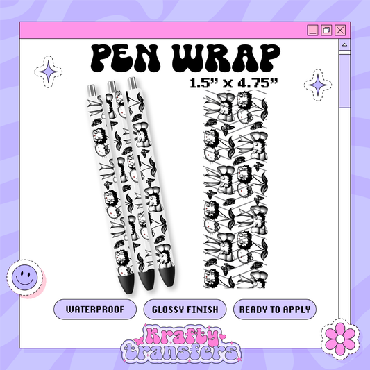 Kitty & Betty UV-DTF Pen Wraps