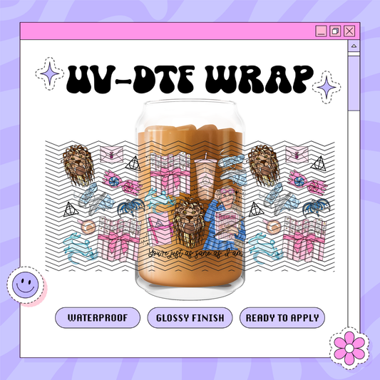 Wizard Luna Girl- 16oz Glass Wrap