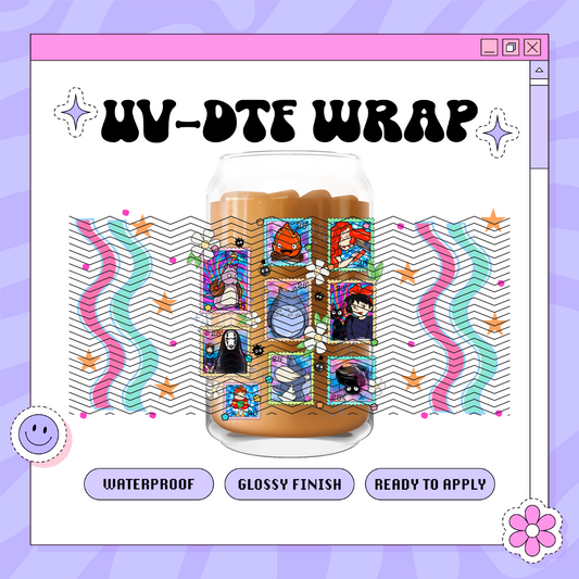 Kawaii Studio G + Stamps - 16oz Glass Wrap
