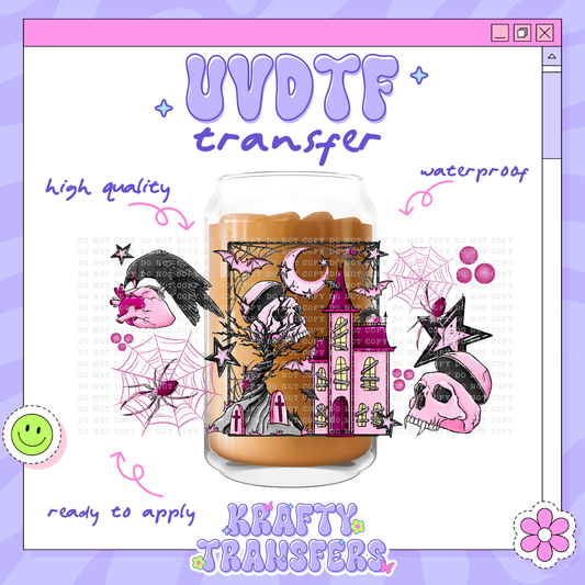 Pink Skulls | #23 | 16oz UVDTF Wrap