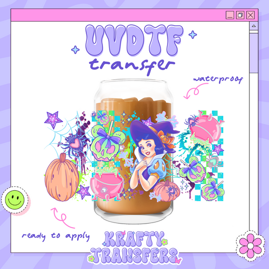 Spooky Dis Princess SW - 16oz Glass Wrap