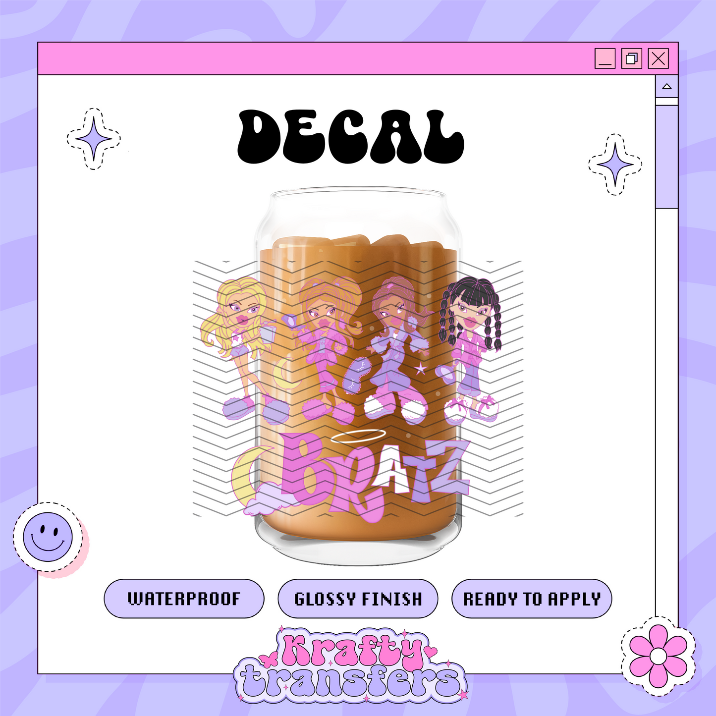 Y2K Sleepover Dollz - UVDTF Decal