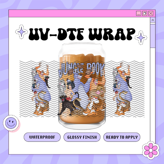 Dis Jungle Boy- 16oz Glass Wrap