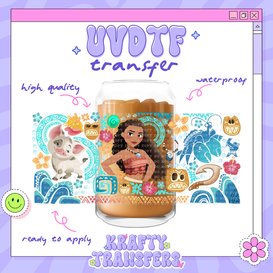 Moa Water - 16oz Glass Wrap