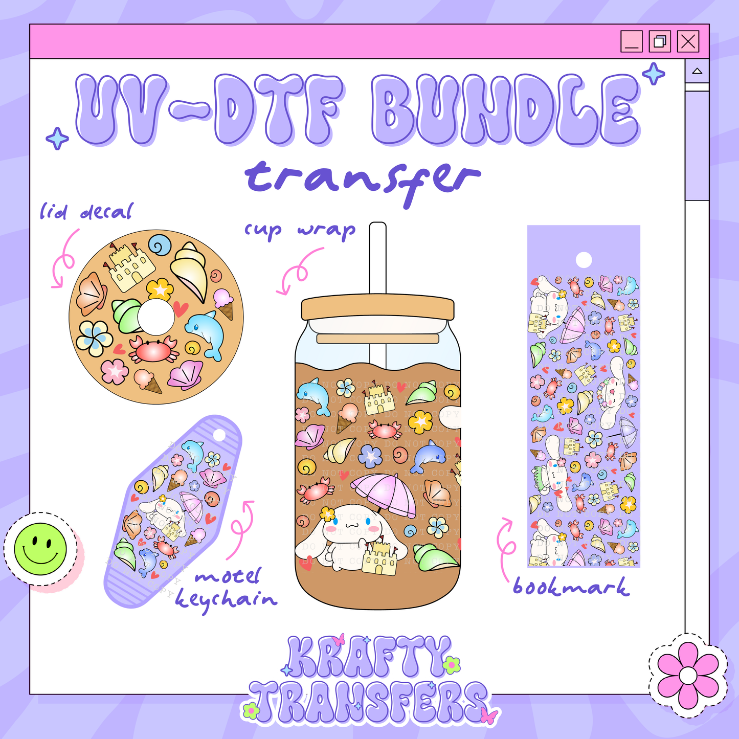 Summer Cinna - UV-DTF Transfer Bundle