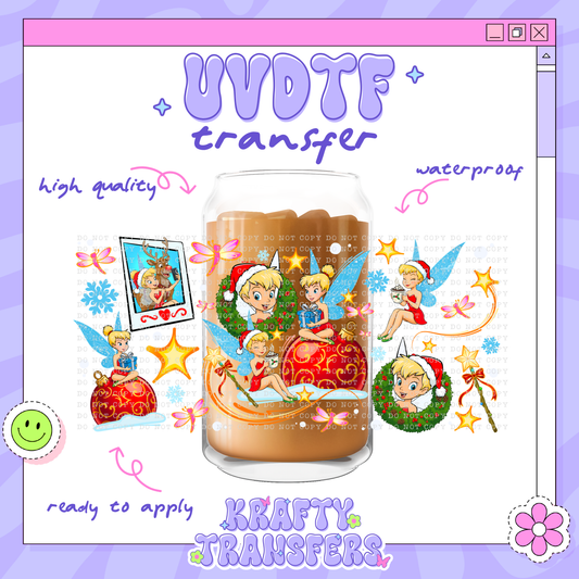 Xmas Tinker Fairy - 16oz Glass Wrap